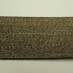 RUBAN ELASTIQUE doré mat 50 mm