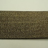 RUBAN ELASTIQUE doré mat 50 mm