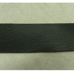 RUBAN SIMILI CUIR/  SKAI NOIR  25 mm