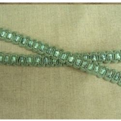 Ruban Brillant Simili Cuir/ Skai Traversant 15 mm