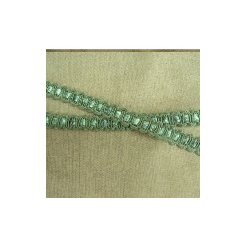 Ruban Brillant Simili Cuir/ Skai Traversant 15 mm