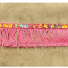 Ruban Frange Polyester Fleurs Multicolore 45 mm