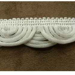 RUBAN DENTELLE ELASTIQUE POLYESTER CHAIR 12 mm