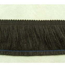 Frange marron foncé En Polyester 50 mm