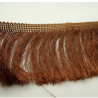 Ruban Frange Marron Viscose 7 cm