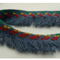 Ruban Frange Bleu Multicolore 30 mm