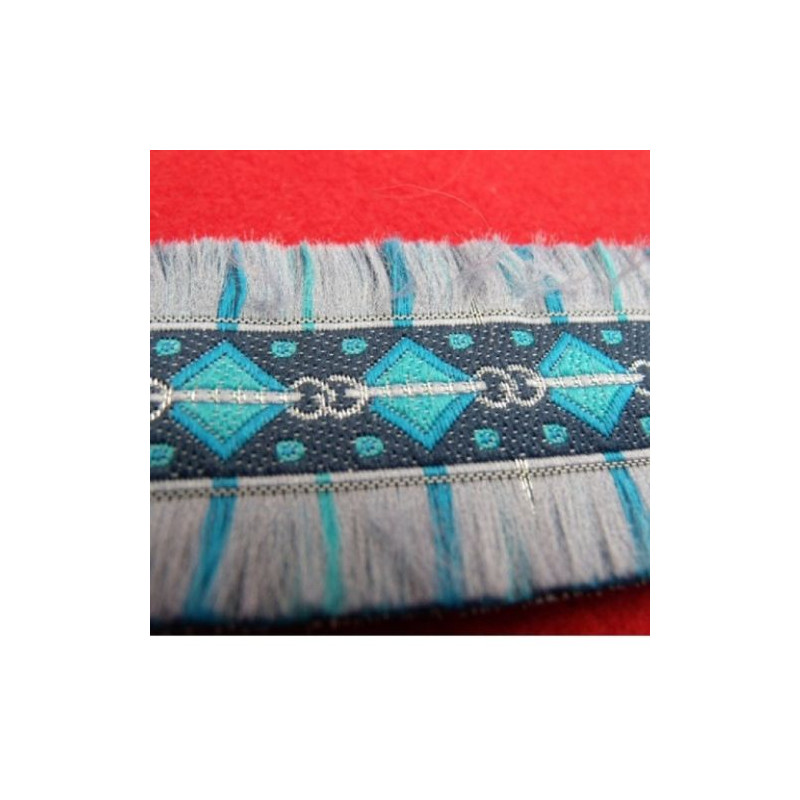LOT DE Ruban Double Petite Frange 35 mm