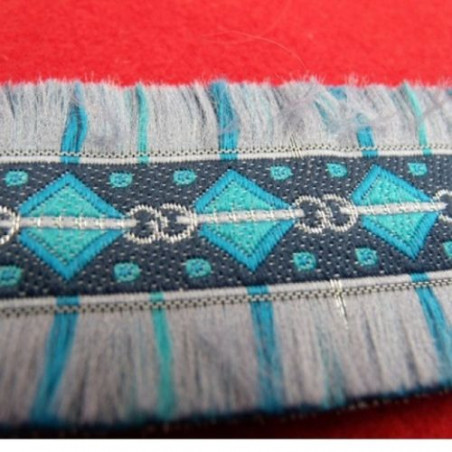 LOT DE Ruban Double Petite Frange 35 mm