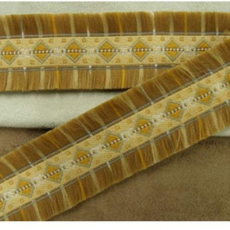 LOT DE Ruban Double Petite Frange 35 mm