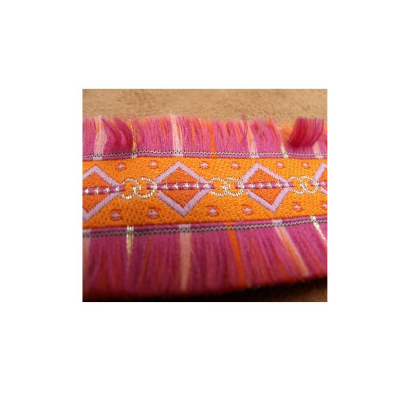 LOT DE Ruban Double Petite Frange 35 mm