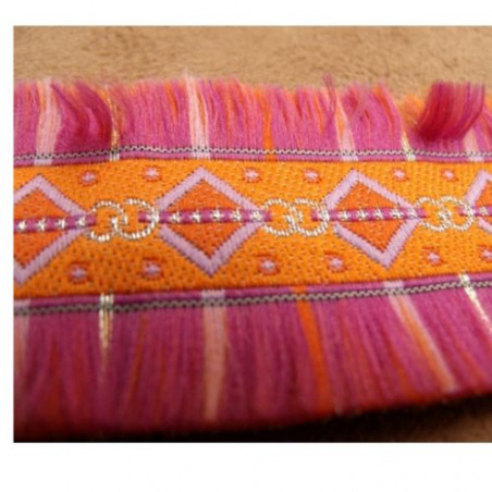 LOT DE Ruban Double Petite Frange 35 mm