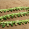 Ruban Petite Frange Verte 15 mm