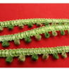 Ruban Petite Frange Verte 15 mm