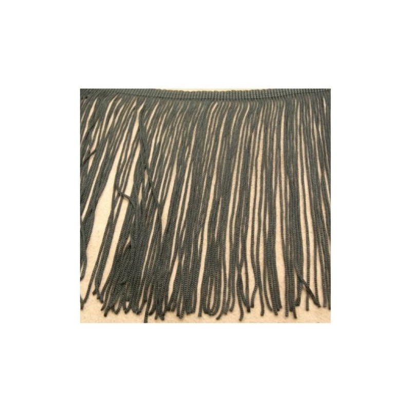Frange Noire En Polyester 15 cm