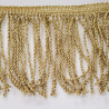 Ruban Frange Doré En lurex 13 cm