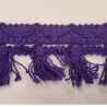 Ruban Frange Lainage Violet 55 mm