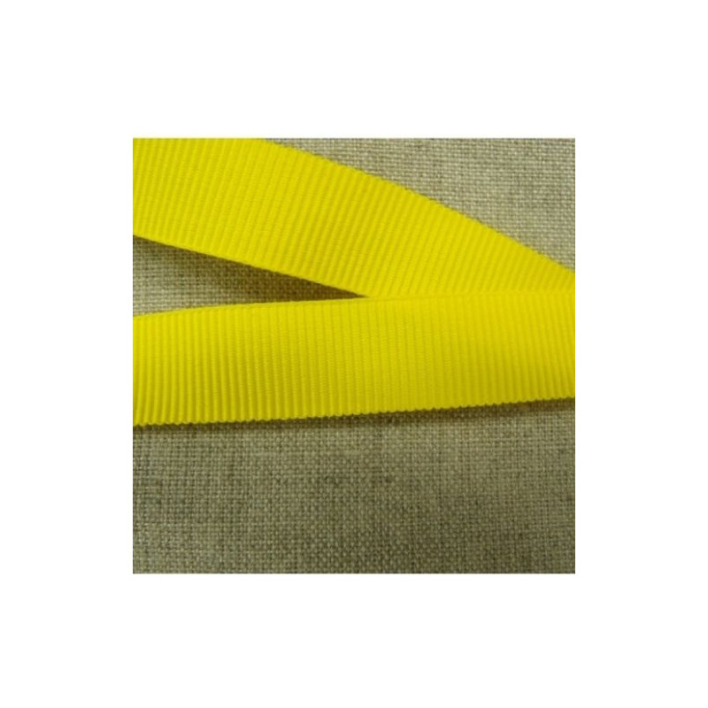Ruban Tissé Orange / Saumon ,25 mm