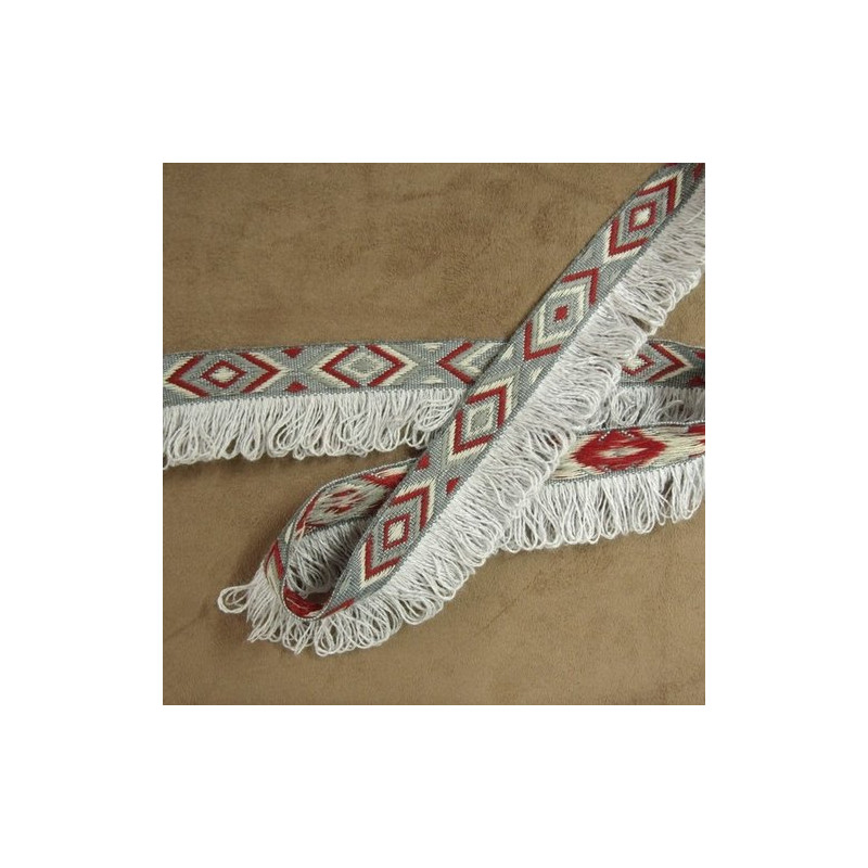 ruban western gris 35 mm