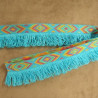 Ruban Frange Blanc Pompon Polyester 60 mm