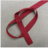 Ruban sergé coton rouge 20 mm