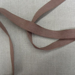 LOT DE 3 METRES Ruban sergé coton  20 mm