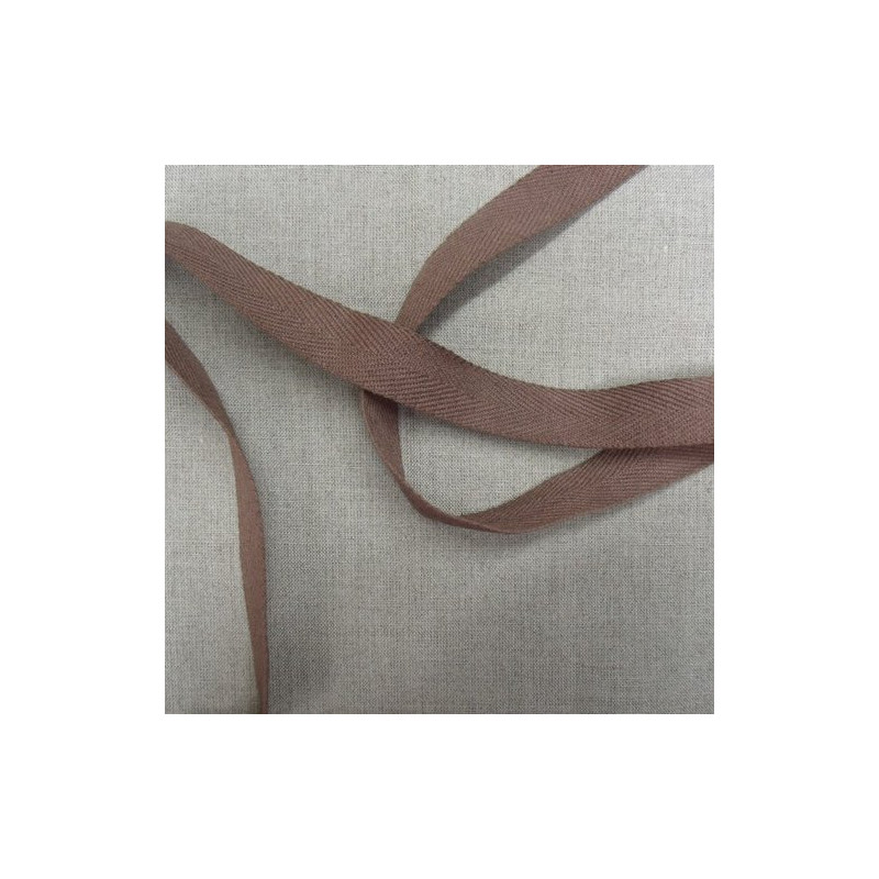 LOT DE 3 METRES Ruban sergé coton  20 mm