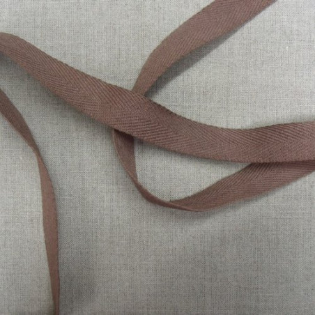 LOT DE 3 METRES Ruban sergé coton  20 mm