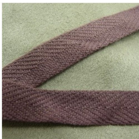 LOT DE 3 METRES Ruban sergé 15 mm