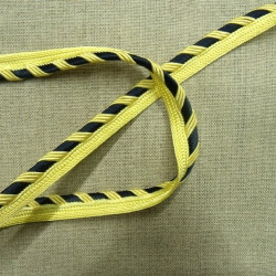LOT de  ruban passepoil polyester bicolore 12  mm