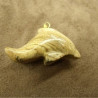 PENDENTIF MOTIF DAUPHIN- PICTURE JASPER ,LONGUEUR: 3,5 cm / HAUTEUR: 2 cm / EPAISSEUR 1,3 cm