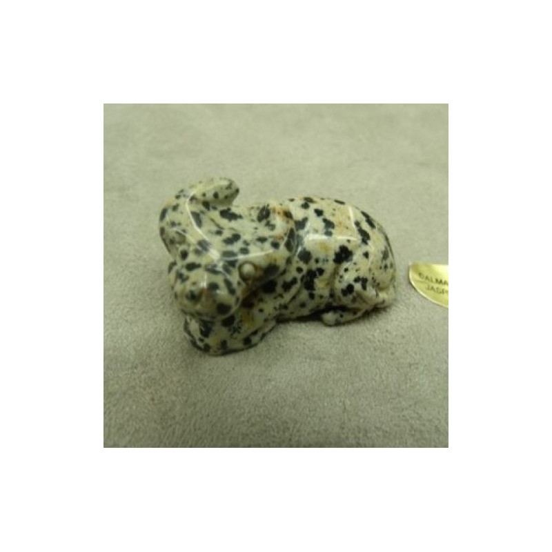 PIERRE MOTIF TAUREAU - DALMATINE,LONGUEUR: 3,5 cm / HAUTEUR,1.5 cm / LARGEUR: 2 cm