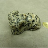 PIERRE MOTIF TAUREAU - DALMATINE,LONGUEUR: 3,5 cm / HAUTEUR,1.5 cm / LARGEUR: 2 cm