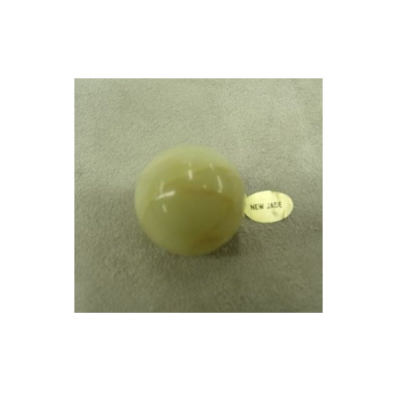 PIERRE MOTIF BOULES-NEW JADE,2.5 cm