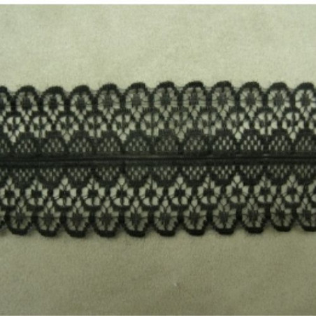 DENTELLE DE CALAIS noire 5 cm
