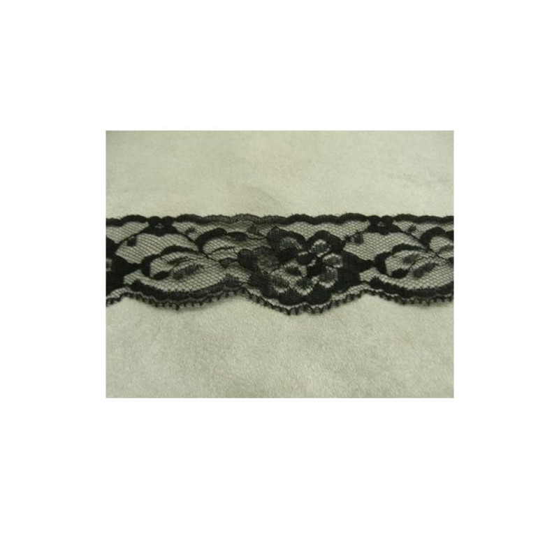DENTELLE DE CALAIS noire 3 cm