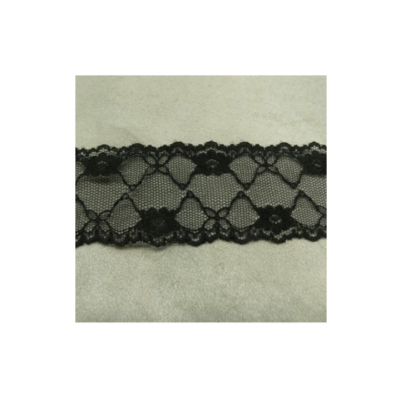 DENTELLE DE CALAIS noire  4 cm