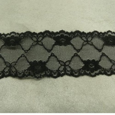 DENTELLE DE CALAIS noire  4 cm