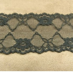 DENTELLE DE CALAIS noire  4 cm