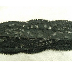 DENTELLE DE CALAIS noire 4 cm