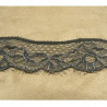 DENTELLE DE CALAIS POLYAMIDE noire 3 cm