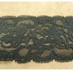 DENTELLE DE CALAIS Noire 6 cm