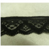 DENTELLE DE CALAIS STRETCH  noire 2.5 cm