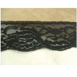 DENTELLE DE CALAIS Noire 6 cm