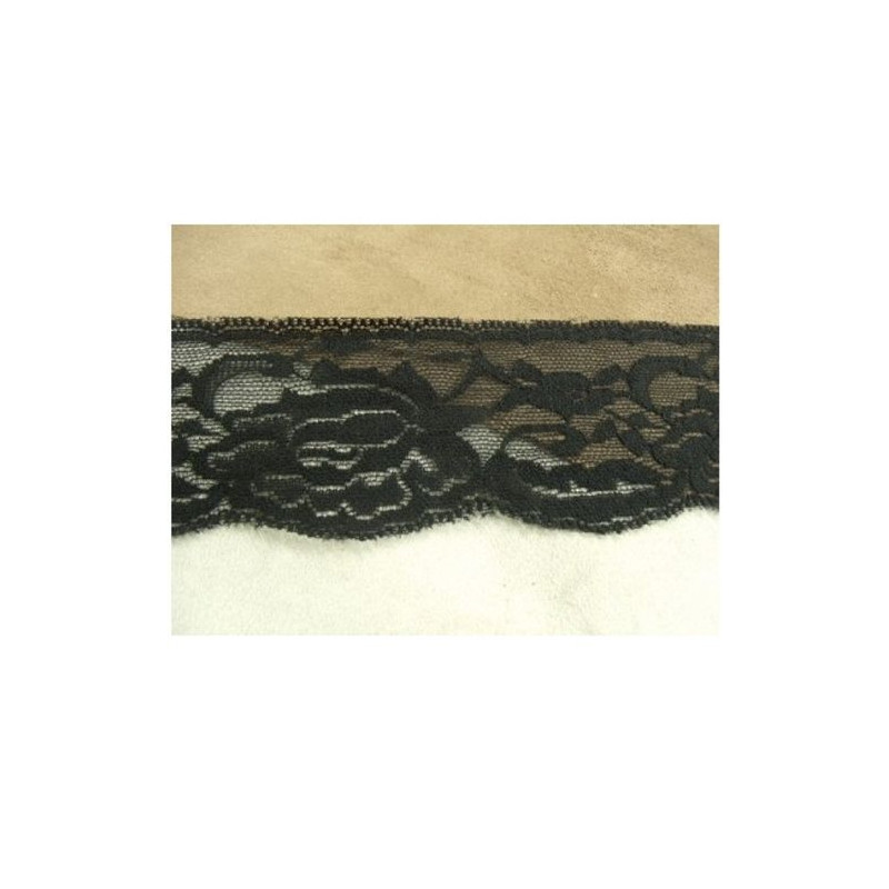 DENTELLE DE CALAIS Noire 6 cm