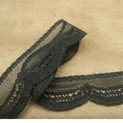 DENTELLE DE CALAIS noire 2 cm