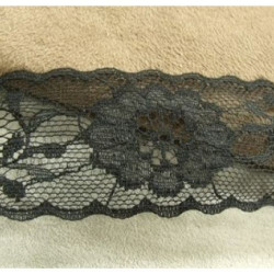 DENTELLE DE CALAIS noire 3.5 cm