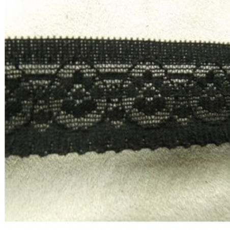 DENTELLE DE CALAIS noire 2.5 cm