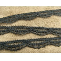 DENTELLE DE CALAIS noire 1 cm