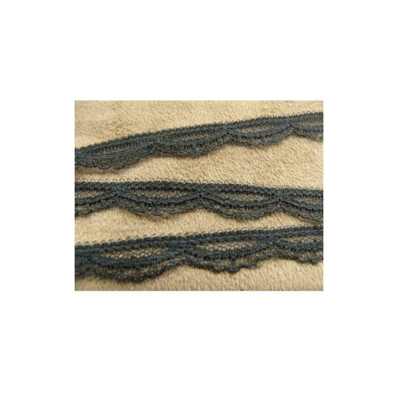 DENTELLE DE CALAIS noire 1 cm