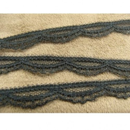 DENTELLE DE CALAIS noire 1 cm